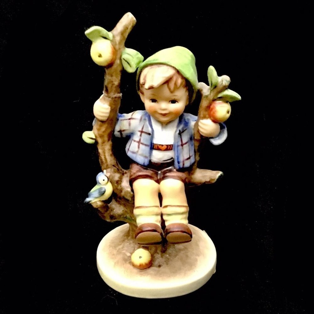 Goebel Hummel Apple Tree Boy 6" Tall Made In W. Germany REPAIRED